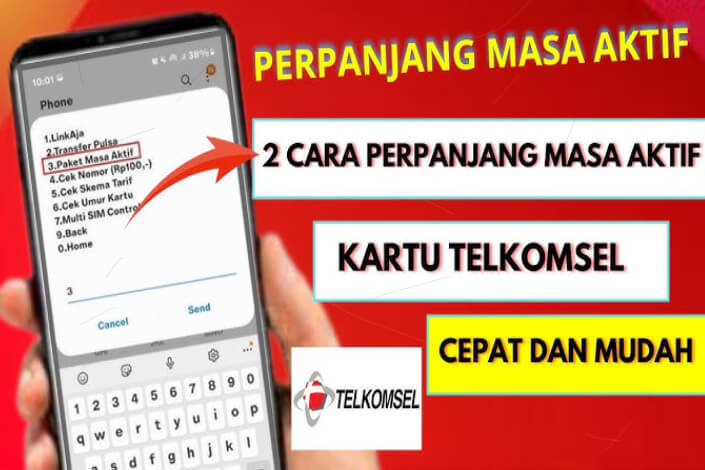 Cara Beli Masa Aktif Telkomsel Dengan Pulsa