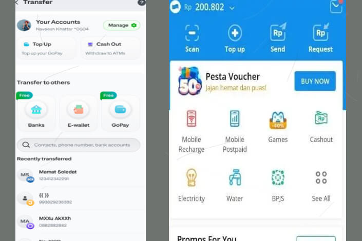 Cara Transfer GoPay ke DANA